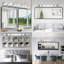 Applique murale à DEL à intensité variable en chrome - Style moderne pour décor de salle de bain, miroir et douche
