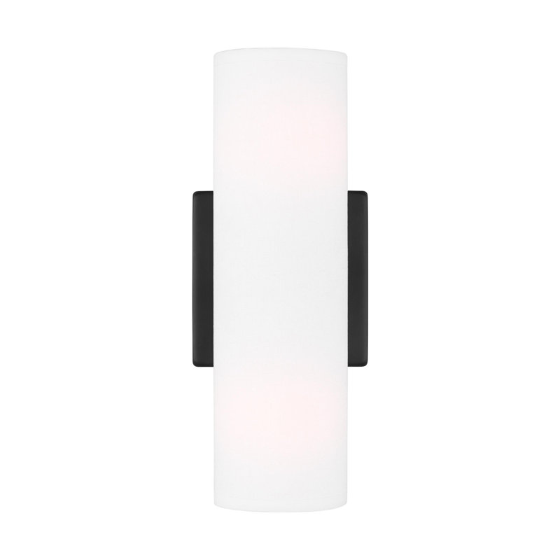 Capalino 2-Light Medium Sconce, Midnight Black