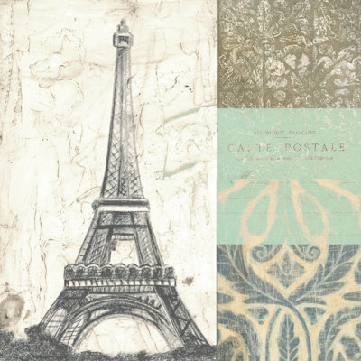 Paris Tapestry I by Vision Studio - Wrapped Canvas Painting
