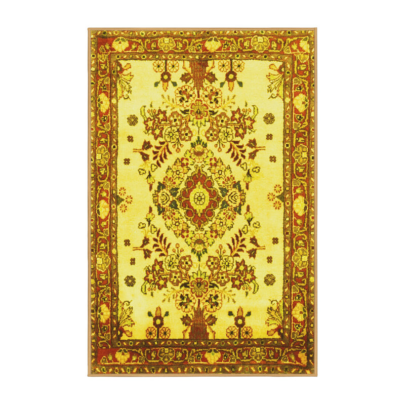 Aricely Washable Floral Indoor Rug, Rectangle 2' x 3'