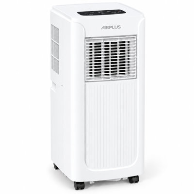 AIRPLUS 8000 BTU Portable Air Conditioner Cools 550 Sq. Ft. with Dehumidifier, Remote, Sleep Mode, Quiet Cooling for Bedroom