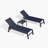 Latitude Run Outdoor Powder Coated Aluminum Single chaise-474560694