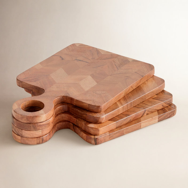 Audryanna Wood Cheese Board, 2.5" H x 8" W x 12" L
