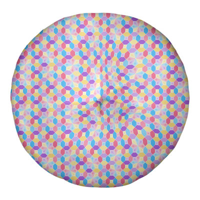 Coussin de sol en verre teinté pastel Katelyn Elizabeth