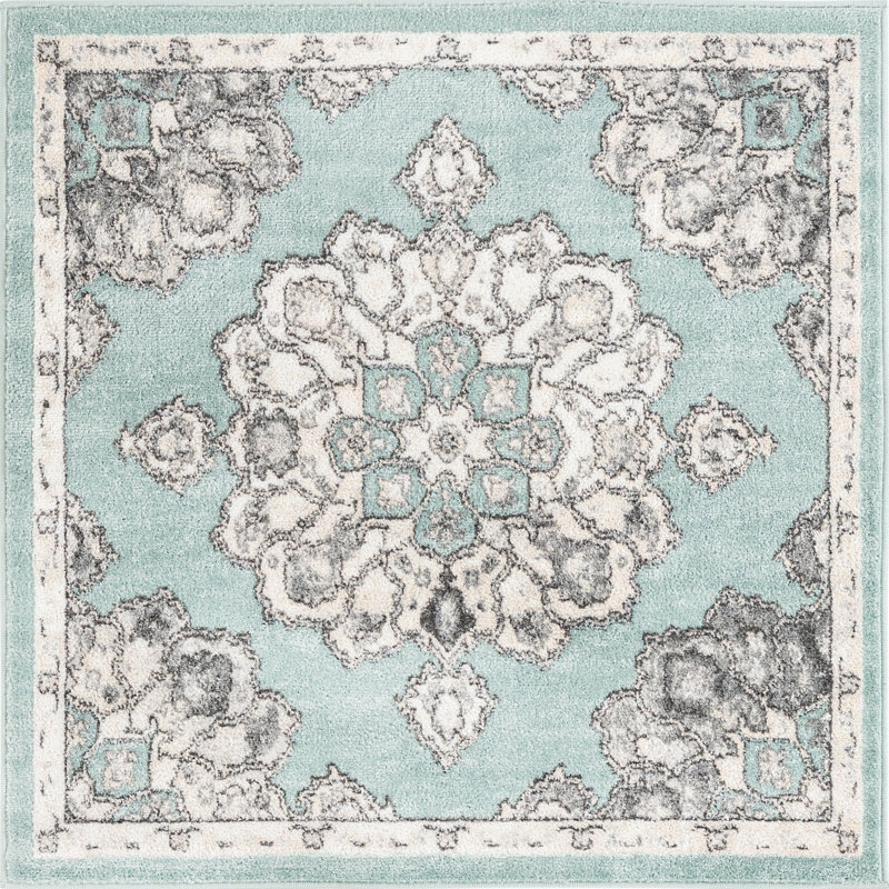 Troayurgh Oriental Indoor Rug, Square 4'
