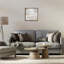 Cadre flottant serein avec abstraction grise, design par Rachel Springer-1806560411-1806560412