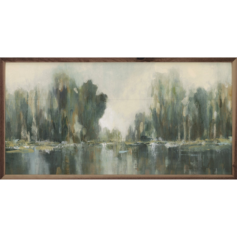 Treeline texturée par Carol Robinson, H 20 po x l 41 po