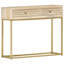 Mendon 90cm Solid Wood Top Console Table
