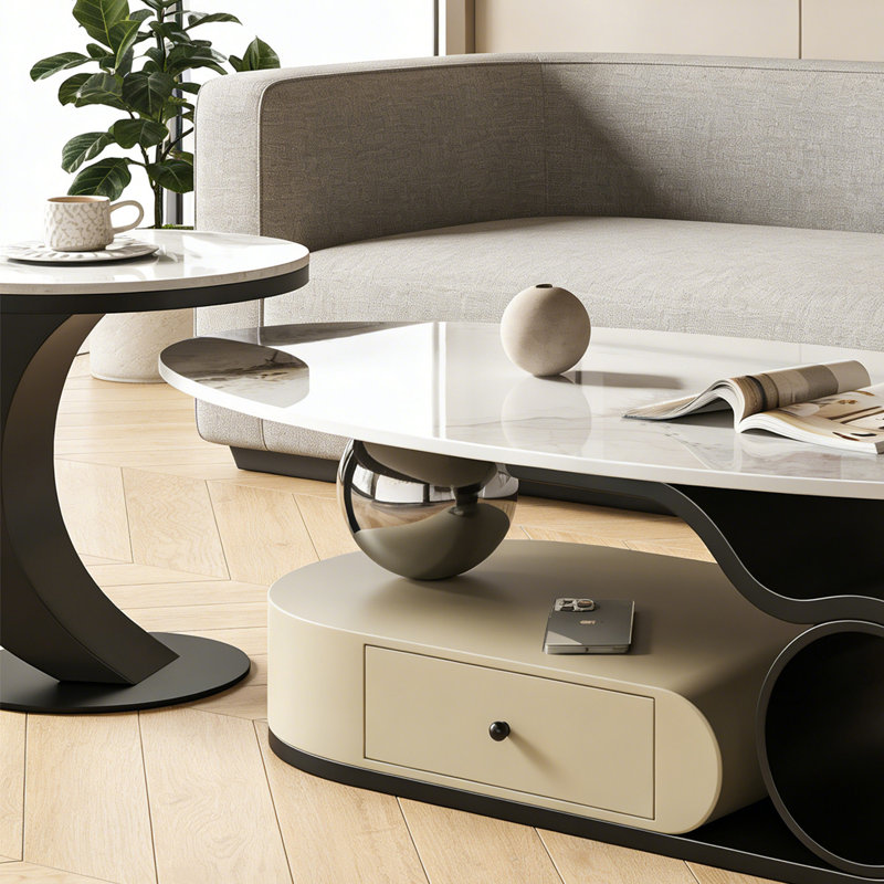 Bailey, Blanc / Gris foncé
