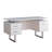 Sunjoy Floating Pedestal Desk, Modern Home Office Large Desk Work Station