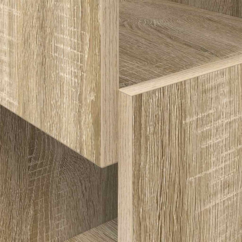 Corner Accent Chest, Sonoma Oak, 102cm H x 25.5cm W x 25cm D