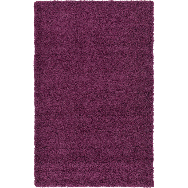 Tapis mauve aubergine Capwell, Rectangle 7 pi 10 po x 10 pi