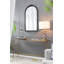 Cadre de miroir antique rose sculpté à la main 23 po x 42 po-1041567893-1041567895