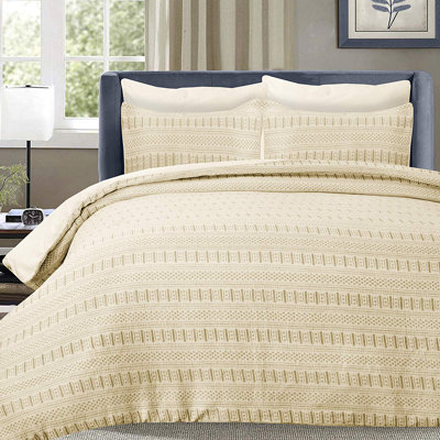 Enviohome Matelessie Duvet Cover Cotton Striped Duvet Cover
