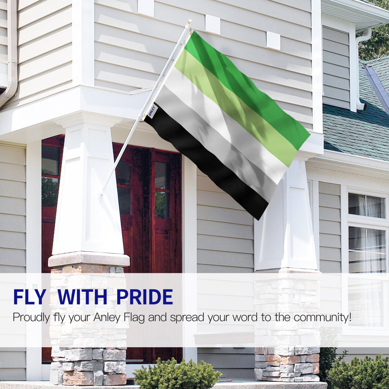 Drapeau de maison en polyester 30 x 60 po Aromhant Pride