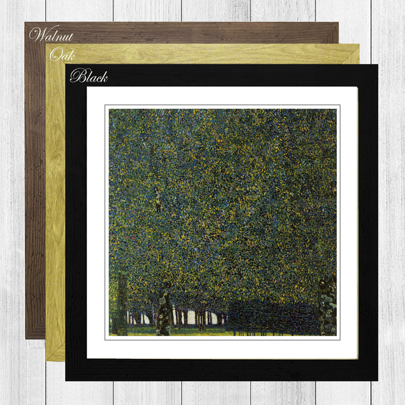 Gustav Klimt - Single Picture Frame Painting, Black