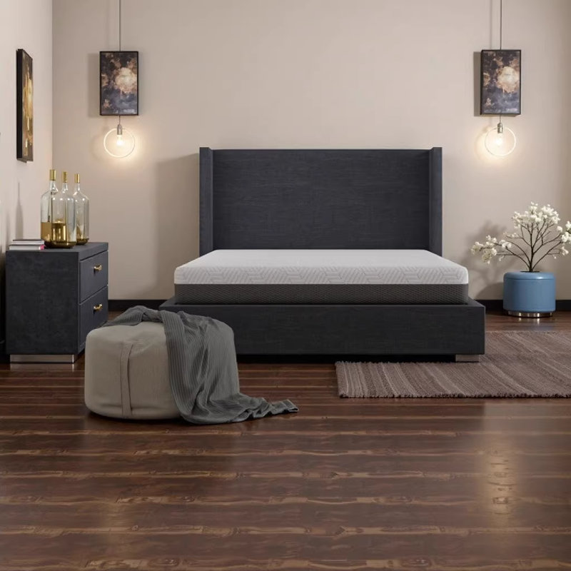 Matelas moelleux doux de 12 po avec tissu rafraîchissant à changement de phase Pur Chill, Très grand lit