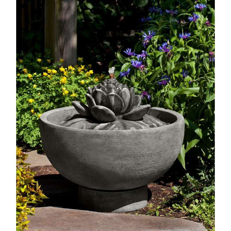 Smithsonian Weather Resistant Sculptural Fountain, Graystone