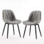 Chaise d'appoint rembourrée en similicuir Chardee-1647928881