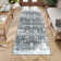 Washable Floral Print Traditional Medallion Area Rug Soft Low Pile Floor Carpet