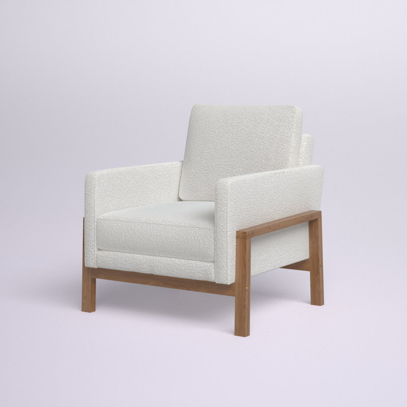 Chaise d'appoint Arlecia, Crème Boucle