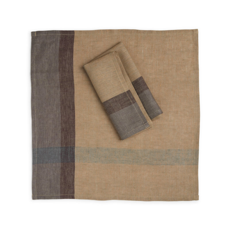 Linen No Pattern Square Napkin, Olive Crostini
