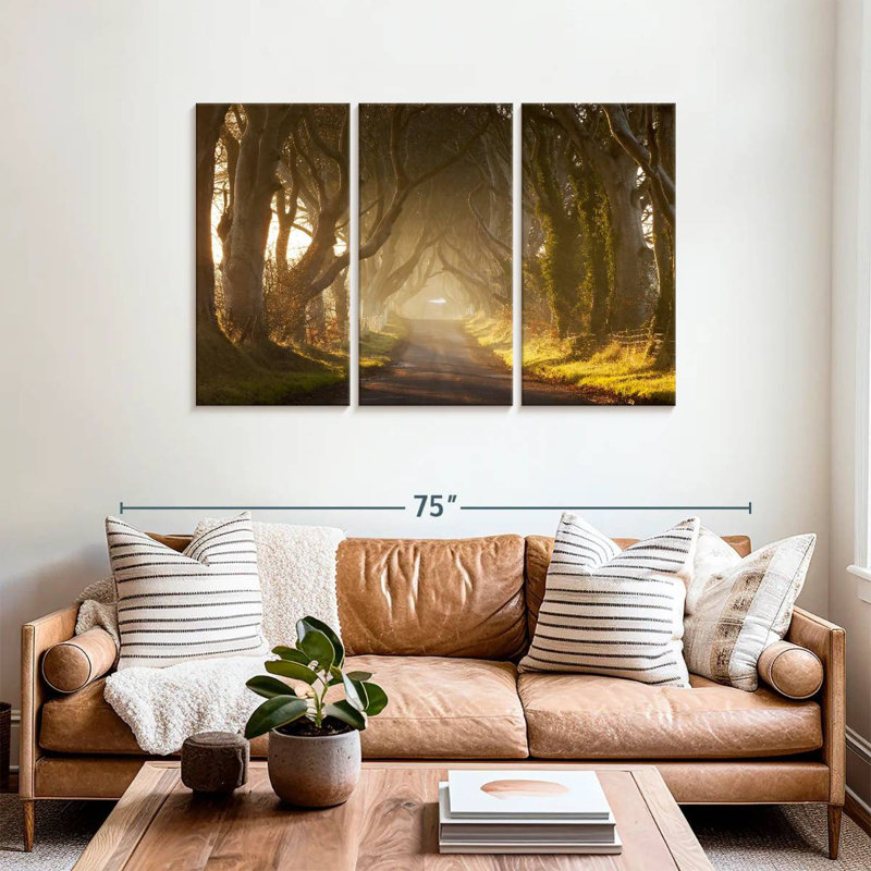 Mehar Pathway to the Woods, H 36 po x l 57 po