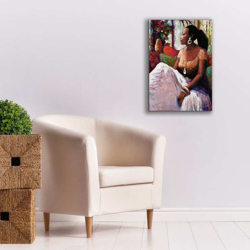 «Peaceful Moment» par Monica Stewart, H 26 po x l 18 po x P 0,75 po
