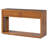 55" Console Table, Rustic Wooden Entryway Table With Storage Drawers And Open Shelf, Elegant Sofa Table For Hallway And Living Room-2101215303