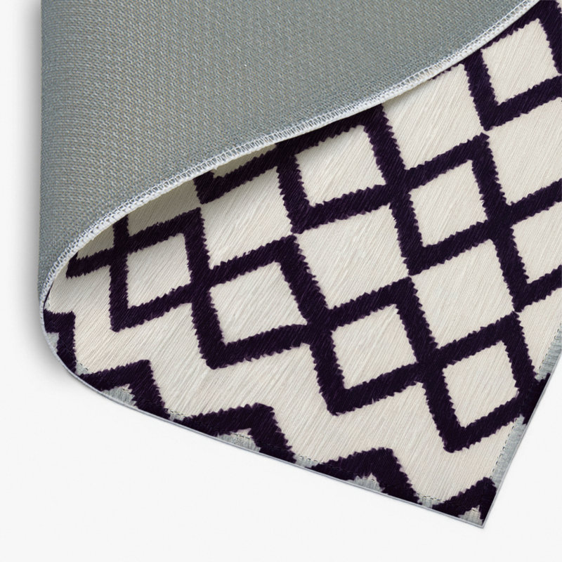 Tapis intérieur et extérieur beige Trellis, Rectangle 4pi x 6 pi
