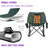 Oversized Camping Rocking Chair With Pillow, Portable Folding Temmo For Adults, Support 350 Lbs-1314243665