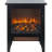 17 Inch Freestanding Electric Fireplace Stove Heater With 3D Flame Effect