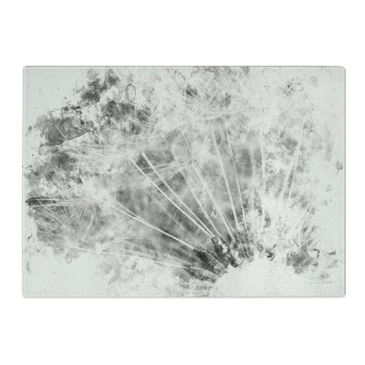 Tempered Glass Dandelion Seed Chopping Board