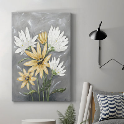 " Summer Daisies I " Painting Print