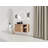 Wall-Mounted Bathroom Vanity With Ceramic Art Sink-686979507