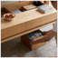 Table basse polyvalente en bois avec rangement dissimulé et construction durable, parfaite pour la vie moderne et l'organisation