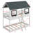 Bunk Bed With Roof, Window, Guardrail, Ladder-374626451