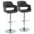 Arabelle Swivel Upholstered Adjustable Height Counter Stool with Metal Frame-99402231-99402232