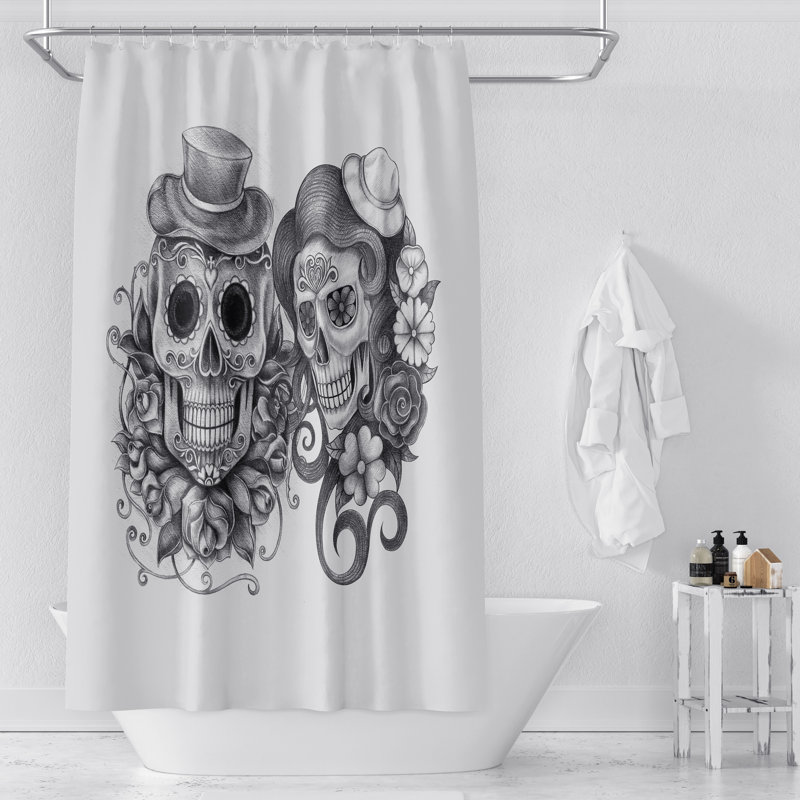 Rideau de douche simple, H 70 po x l 72 po