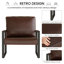 Fauteuil en similicuir 24,83 po Eritrea-1012264083