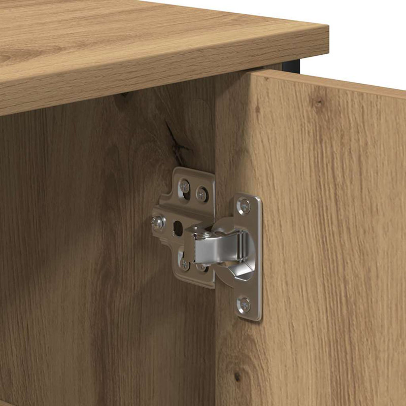 Sideboard 70X30x80 Cm Engineered Wood, Artisan Oak