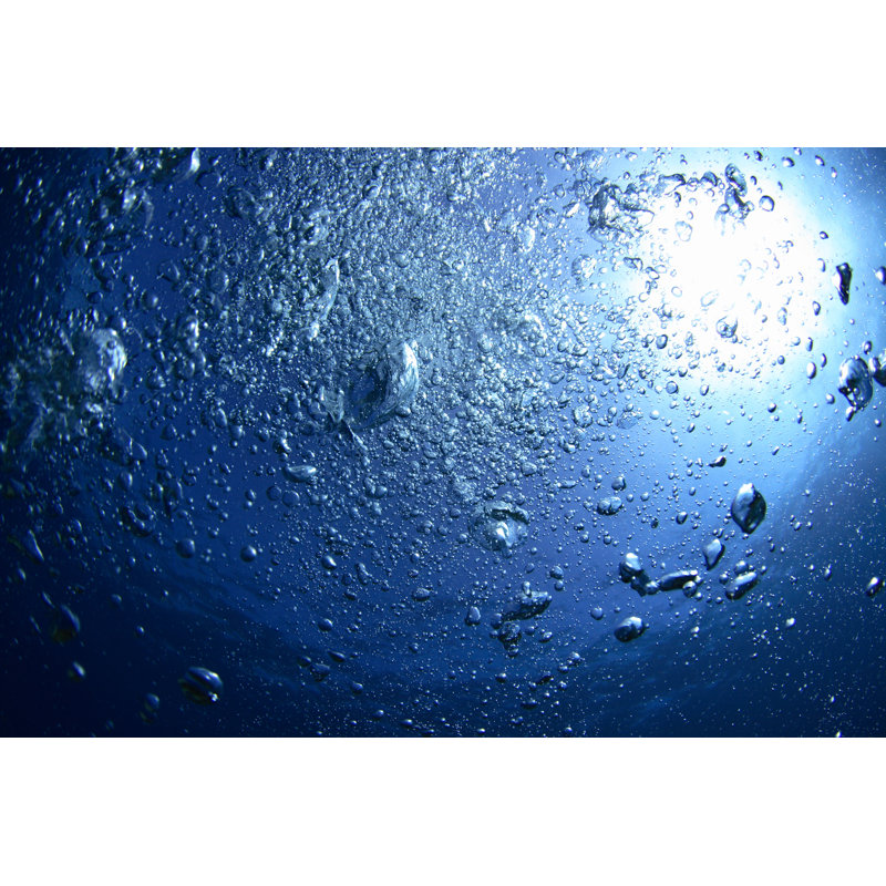 Bubbles In Water - Wrapped Canvas Print, 51cm H x 76cm W x 3.8cm D