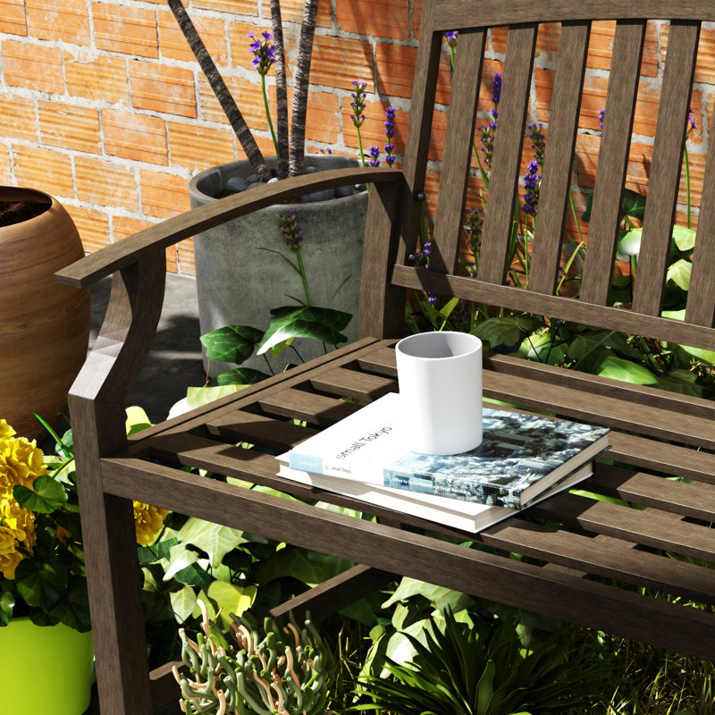 Outsunny Outdoor Garden Bench, Brown