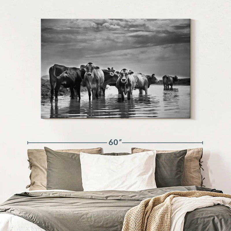 Brampt In The River, 34" H x 51" W