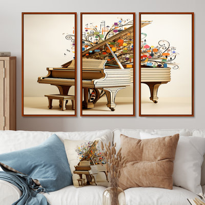 Jolley - ensemble d'art mural piano