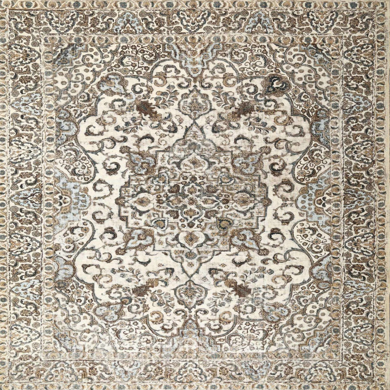 Caymen Oriental Indoor Rug, Square 8'