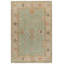 Oushak Oriental Hand-Knotted Wool Dark Green/Light Area Rug-556422858