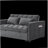 Sleeper Sofa, Convertible Sofa, Recliner, Bed, 3-in-1, 3-Position Adjustable Backrest, 2-Seater Sectional, Two Side Pockets, 2 Pillows for Living Room, Apartment, etc., Velvet Beige 54" Wide.-929207875