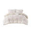 Ensemble de literie réversible coloré en coton à motif floral pour chambre d'enfant