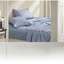 Ensembles de literie florale bleue confortable, polyester, aquarelle pour la maison